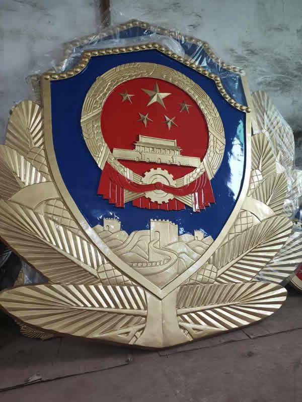 警徽烤漆